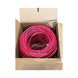 Câble électronique BELDEN, 2 C # 16 Sol BC, PVC Ins, OS, Red PVC Jkt, FPLR BELDEN 9575 - Product Image 1
