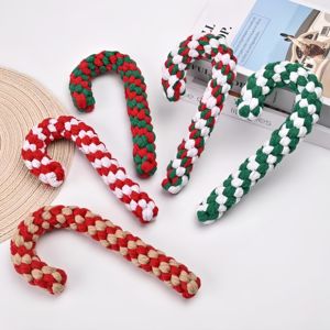 Juguete Masticable <span class=keywords><strong>de</strong></span> Nailon Resistente <span class=keywords><strong>para</strong></span> <span class=keywords><strong>Perros</strong></span>, Hueso <span class=keywords><strong>de</strong></span> <span class=keywords><strong>Cuerda</strong></span> <span class=keywords><strong>de</strong></span> Algodón, Interactivo, <span class=keywords><strong>para</strong></span> Entrenamiento, <span class=keywords><strong>Mordedor</strong></span> <span class=keywords><strong>para</strong></span> Mascotas, Palo <span class=keywords><strong>de</strong></span> Entrenamiento <span class=keywords><strong>para</strong></span> Limpiar los Dientes, Bastón <span class=keywords><strong>de</strong></span> Caramelo Navideño - Product Image 1