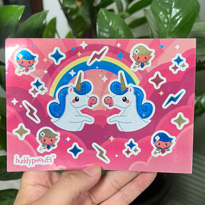 Custom Die Cut Sticker Sheets Waterproof <b>Vinyl</b> Logo Brand Sticker Pack for Small Business Laptop Water Bottle Decal - Product Image 5