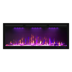 Luxstar 45 pouces moderne électrique cheminée chauffage intérieur média télécommande vraie flamme lumière Agro LED <span class=keywords><strong>Focus</strong></span> pour ménage hôtel - Product Image 3