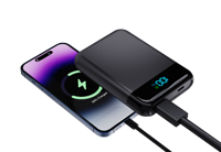 Nouvelle arrivée, batterie externe ultra-fine 10000mAh Li-Polymère, écran LED numérique, charge rapide, légère, portable, utilisation en extérieur