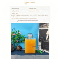Bouteille de thé au lait tendance, Gobelet à mousse de herbe féerique grillée, Bouteille de boisson jetable en PET avec couvercle, Bouteille de jus, Gobelet pour boissons variées