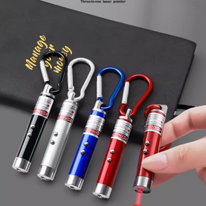 Mini Multifunctional <b>Led</b> <b>Flashlight</b> With Hook Blacklight Industrial Keychain Torch Aluminum Alloy Push Button AAA Battery - Product Image 1