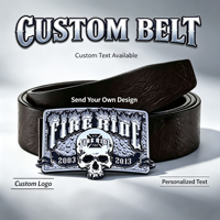 Ceinture à boucle émaillée personnalisée pour homme avec logo sur mesure - Décoration de style vintage