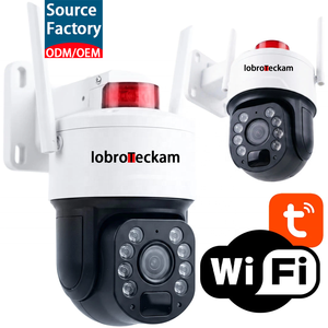 Caméra <span class=keywords><strong>IP</strong></span> PTZ WiFi Tuya Smart 5MP avec zoom optique 30x, caméra de sécurité extérieure sans fil, étanche, compatible RJ45 Ethernet - Product Image 1