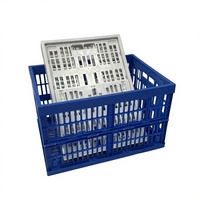 Prix de gros usine Xingtai – Caisse pliable empilable en polypropylène (PP) durable avec roues, écologique