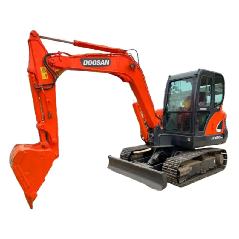 Chất lượng cao 6ton doosan máy xúc DX60-9 gốc Hàn Quốc sử dụng Digger máy xúc để bán