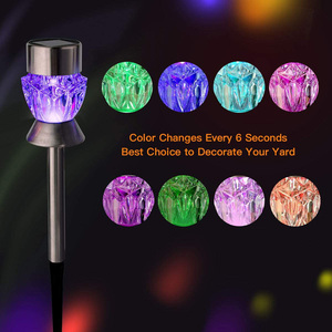 Đèn <span class=keywords><strong>Led</strong></span> Sân Vườn Ngoài Trời Bằng Thép Không Gỉ, Đèn Trang Trí Sân Vườn Năng Lượng Mặt Trời Chống Thấm Nước - Product Image 5