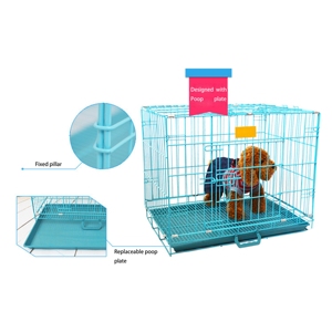 Stainless Steel Metal Luxury <strong>Small</strong> Collapsible Pet Display Dog <strong>Cages</strong> - Product Image 5