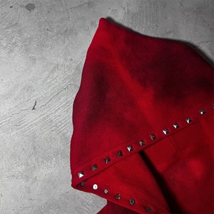 OEM Custom Sunfaded Zipper French Terry Streetwear Functional Acid Wash Men Zip up <b>Rivet</b> Heavyweight Rhinestone Hoodie - Product Image 3