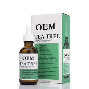 Sérum de Soin OEM à l'Huile d'Arbre à Thé et Glycérine d'Aloe Vera - <span class=keywords><strong>Traitement</strong></span> Facial <span class=keywords><strong>Anti</strong></span>-Taches à l'Hamamélis pour Peaux Rougeurs et Démangeaisons 53 ml - Product Image 1