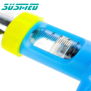 Instruments vétérinaires de haute qualité 5ml <span class=keywords><strong>seringue</strong></span> de vaccin automatique <span class=keywords><strong>seringue</strong></span> continue de dose de vaccin à poignée bleue - Product Image 3