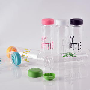 Commercio all'ingrosso di vendita calda bottiglia colorata 600ml la mia bottiglia di vetro portatile bottiglia di acqua con Logo personalizzato - Product Image 3