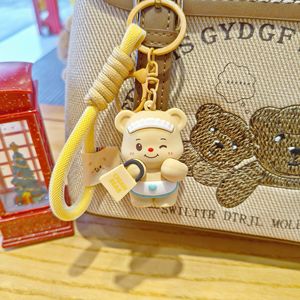 Nouveau porte-clés en silicone sur le thème de l'ours pour couple - Accessoires de couple doux et affectueux qui se vendent bien - Product Image 2