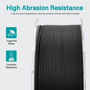 เส้นใยคาร์บอน PA-CF 3D เงิน1.75มม. เส้นใยไนลอนสำหรับเครื่องพิมพ์3D ประสิทธิภาพสูงวัสดุ PA-CF สีดำ - Product Image 4