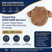 Manteau pour chien en polaire de vison moelleux de qualité supérieure pour chiot bouledogue français, style Teddy chic à devant ouvert, vêtement d'hiver pour animaux de compagnie avec bordure duveteuse