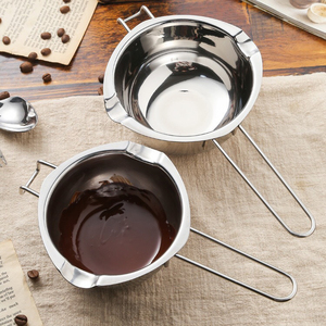 Pedido por correo <span class=keywords><strong>de</strong></span> acero inoxidable, 304, olla <span class=keywords><strong>de</strong></span> <span class=keywords><strong>fondue</strong></span> <span class=keywords><strong>de</strong></span> Chocolate/crisol <span class=keywords><strong>de</strong></span> chocolate/caldera doble con mango - Product Image 6