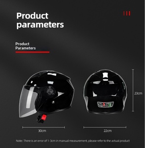 <span class=keywords><strong>Casco</strong></span> <span class=keywords><strong>Moto</strong></span> Apribile Tre Quarti in ABS Taglia Unica - <span class=keywords><strong>Casco</strong></span> di Sicurezza per <span class=keywords><strong>Moto</strong></span> Elettrica per Tutte le Stagioni - Product Image 6