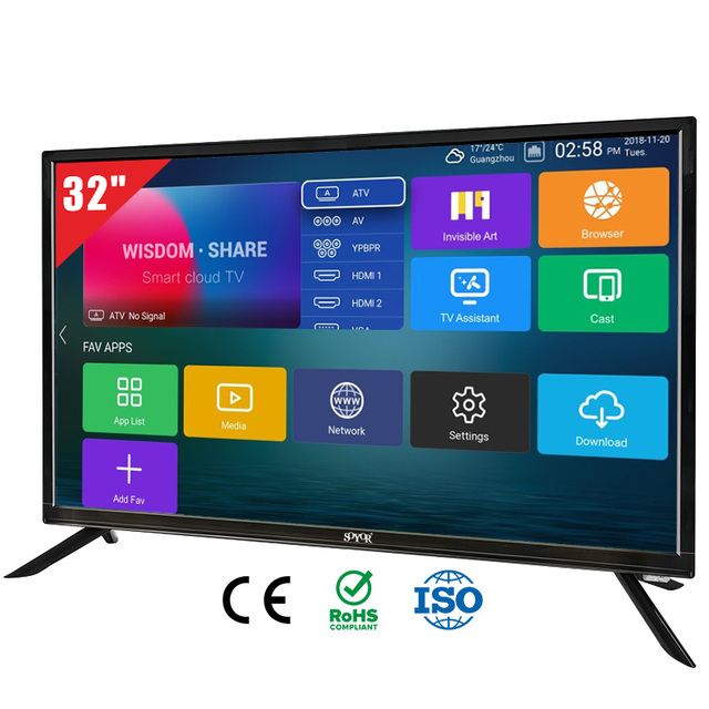 New Arrivals 19 to 43 Inch LCD Televisions Wide Screen HDTV with LED Backlight Standard Smart TV for Hotel Use