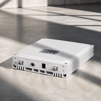 Repetidor Pico de Doble Banda 1800 y 2100MHz, 2 Subbandas 1-30MHz, DCS LTE1800 UMTS LTE2100, 15dBm 65dB, Amplificador de Señal para Montaje en Pared Interior, IP40
