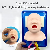Simulador avanzado de intubación traqueal infantil, modelo de laboratorio, maniquí de entrenamiento de vías respiratorias para gestión de ciencias médicas para niños
