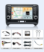 Système Linux en gros pour Audi TT MK2 2006-2014 Lecteur vidéo de voiture avec DSP Carplay Auto DSP BT écran HD IPS