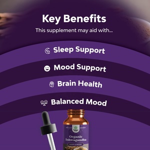 Gotas líquidas orgánicas <span class=keywords><strong>de</strong></span> <span class=keywords><strong>Ashwagandha</strong></span>, extracto <span class=keywords><strong>de</strong></span> raíz <span class=keywords><strong>de</strong></span> <span class=keywords><strong>Ashwagandha</strong></span> líquido Vegano para el estrés energético y el apoyo al estado <span class=keywords><strong>de</strong></span> ánimo, <span class=keywords><strong>tintura</strong></span> <span class=keywords><strong>de</strong></span> <span class=keywords><strong>Ashwagandha</strong></span> - Product Image 6