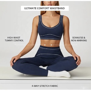 Conjuntos de Yoga de 3 Piezas Transpirables y Casuales de Talla Grande, <span class=keywords><strong>Ropa</strong></span> Deportiva <span class=keywords><strong>para</strong></span> Mujer, Traje de Entrenamiento, <span class=keywords><strong>Ropa</strong></span> de <span class=keywords><strong>Gimnasio</strong></span> - Product Image 3