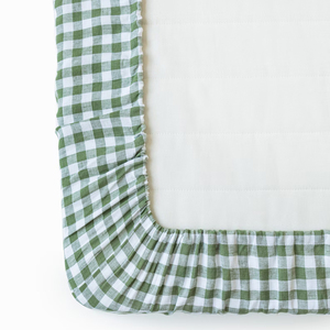 Usine OEM personnalisé lin Corbed ensemble de literie drap de haute qualité lin satin tissu hôtel draps de lit linge de lit parure de lit - Product Image 4