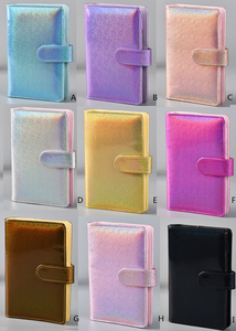 Bán Sỉ Bộ Bìa Sổ Kế Hoạch A6 Bìa Sổ Tay Da Pu Lấp Lánh 2022 Bìa Sổ Sách Túi Có Khóa Kéo Và Nhãn Dán - Product Image 6