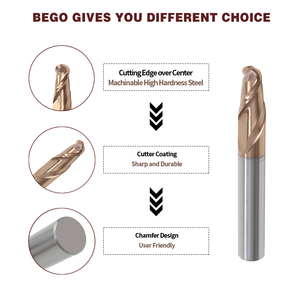 Hrc55 cacbua bóng mũi cuối nhà máy 2 Sáo cacbua cắt cuối nhà máy <span class=keywords><strong>bit</strong></span> d10x75 cuối nhà máy công cụ - Product Image 4