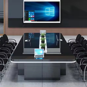 Mesa de Juntas de Oficina, Mesa de Conferencias Redonda, Precio de Fábrica, Diseño Moderno 2024, para 10-20 Personas, Personalizable - Product Image 1