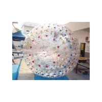 Balle Zorb gonflable de qualité commerciale avec PVC/TPU transparent de 1,0 mm de haute qualité pour l'herbe, le lac et la neige