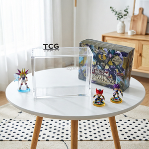 Boîte de protection sur mesure pour cartes TCG Yu-Gi-Oh, en acrylique 6MM, avec fermeture magnétique robuste et protection UV, fabriquée sur mesure en usine. - Product Image 1