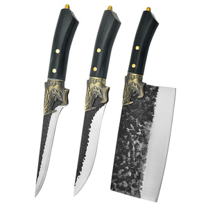 8/7/6 inch giả mạo xương cắt dao cắt nhà bếp xương Cleaver dao chính butcher dao với gỗ xử lý - Product Image 1