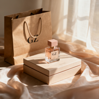 Stock d'usine : flacons de parfum en verre vides rectangulaires distinctifs de 30 ml, 50 ml et 100 ml. Boîtes d'emballage et bou