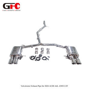 Tubo de Escape Valvetronic Catback para Audi A6L 2.0T AWD GFC 2024, Silenciador para Sonido de Auto Deportivo - Product Image 4