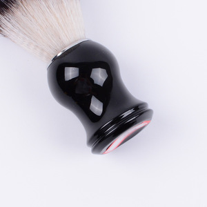 Brosse moussante de rasage <span class=keywords><strong>pour</strong></span> hommes haarborstel brosse de nettoyage de balayage de cheveux doux manche en bois brosse à barbe soins coiffure - Product Image 3