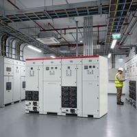 Armoire de commutation industrielle intérieure personnalisée moyenne et haute tension, classe IP66, construction en acier inoxydable pour équipement électrique de centre de données