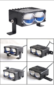 Sanvi New Blue Lens 2 Eyes S200 36-66W/pièce 6000 + 3000k Éclairage de conduite Feux de calandre de voiture Projecteur à LED Éclairage LED - Product Image 6