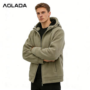 Factory Direct Classic Solid Color Stretch Cuff Warm and Windproof Hooded <strong>Jacket</strong> Customized Outdoor Casual Men's <strong>Jacket</strong> - Product Image 3