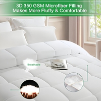 Couette en microfibre super douce, garnissage en fibres de polyester solides, vente en gros
