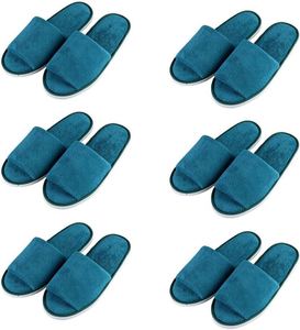 Chaussons jetables haut de gamme écologiques et recyclables avec semelles en EVA – Articles de luxe pour hôtels, idéaux pour la salle de bain et les voyages - Product Image 1