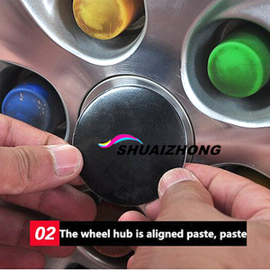 สติกเกอร์ฝาครอบดุมล้อรถยนต์ขนาด60มม. 65มม. สำหรับ Volkswagen BMW Audi Mercedes Benz Kia Toyota Ford <span class=keywords><strong>Honda</strong></span> Renault Opel MAZDA Lexus JEEP - Product Image 6