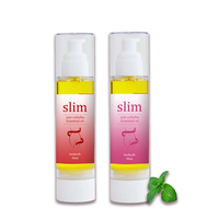 Huile Amincissante Chauffante Personnalisée Anti-Cellulite Raffermissante, Brûle-Graisse Corporel, Massage Modelant pour Taille et Abdomen