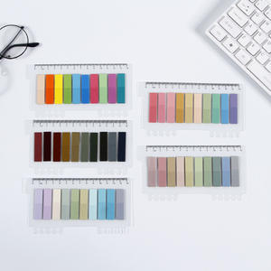 Colorful Pet <b>Sticky</b> <b>Notes</b> Set Cute Marker Plastic Memo Pad with Custom OEM Printed - Product Image 6