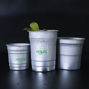 Vasos de aluminio anodizado ecológico de 270ml, 480ML, 600ml, para beber, taza de camping reciclable para su logotipo