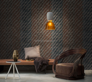 Plaine Frais Chanvre Corde 3D Motif Décoration PVC Papier Peint Décoration De La Maison - Product Image 1