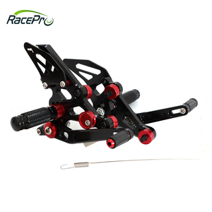 RACEPRO moto pedane poggiapiedi pedane pedane pedane poggiapiedi Set posteriore per <span class=keywords><strong>Yamaha</strong></span> <span class=keywords><strong>MT</strong></span>-07 <span class=keywords><strong>MT</strong></span> 07 MT07 2013-2017 - Product Image 2