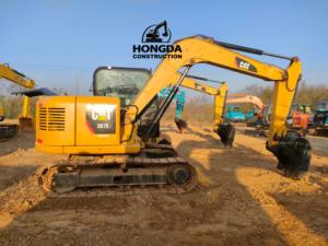 Le circuit hydraulique d'occasion d'excavatrice de chenille de CAT 307E2 avec le moteur de CAT de la puissance 43KW a utilisé la petite excavatrice - Product Image 3